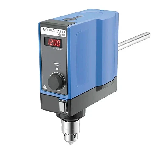 NEW ! IKA Eurostar 40 DIGITAL Overhead Stirrer, Max. Stirring 25L, 4444001