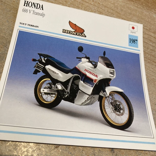Fiche Technique / Carte Collection Moto Passion Honda Varadero XLV 1000 V 1999 - Atlas, Occasion