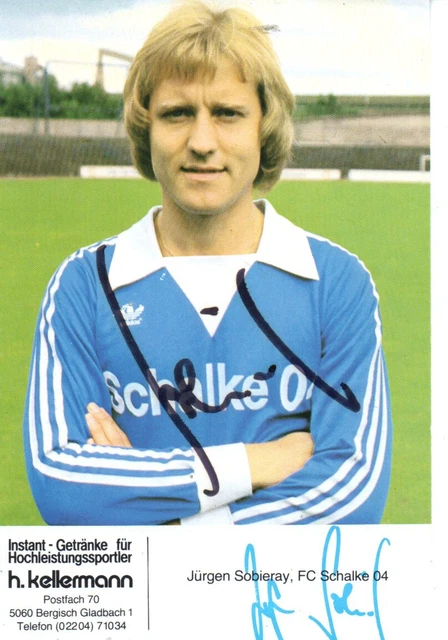 Autogramm - Jürgen Sobieray (FC Schalke 04) - 1978/1979