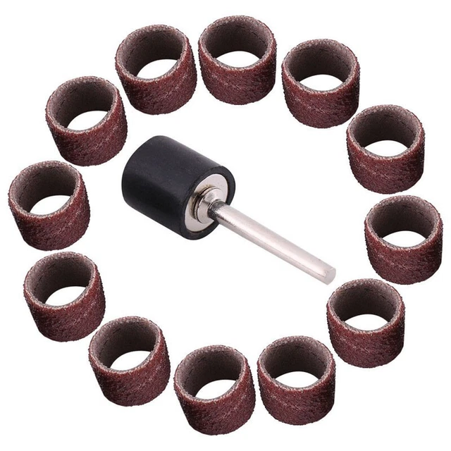 100 Pièces Drum Sanding Bands 600 Gravier for Outil Rotatif Durable Accessoires