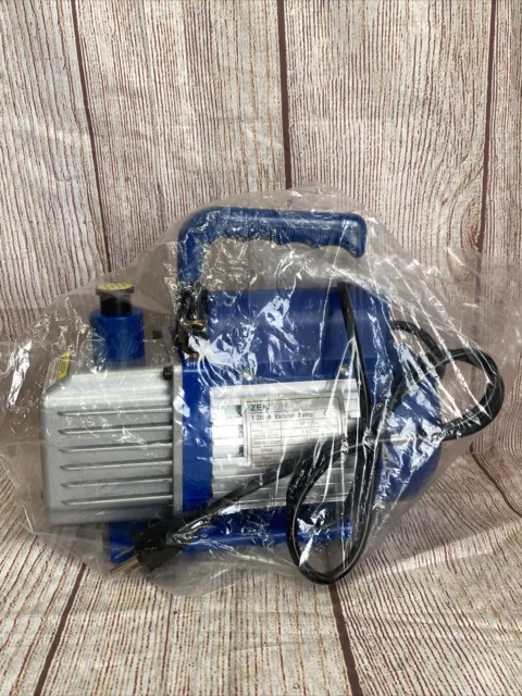 HVAC Vacuum Pump Single-Stage Rotary Vane Economy Air Tool Conditioner 3.5 CFM