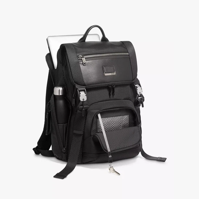 Tumi Alpha Bravo Lark Black Backpack