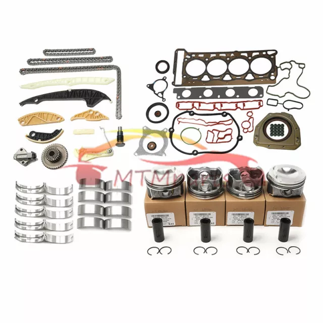 For VW Audi 2.0 TFSI EA888 Engine Rebuild Overhaul Kit Oversize 83.01mm (+0.5)