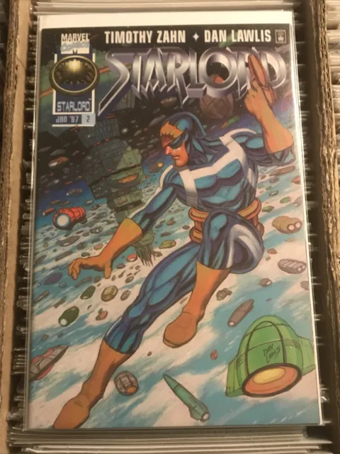 STARLORD #2 TIMOTHY ZAHH DAN LAWIS REGULAR COVER 1997 guardians of the galaxy