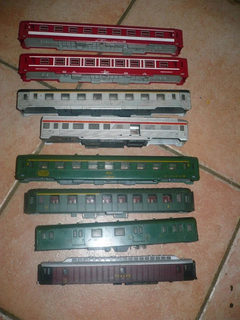 Lot De Voies De Circulation Droites Jouef HO – Très Bon état – Réseau Train Miniature