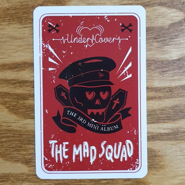 Chan Official Photocard A.C.E Under Cover : The Mad Squad Ace Kpop Genuine 2