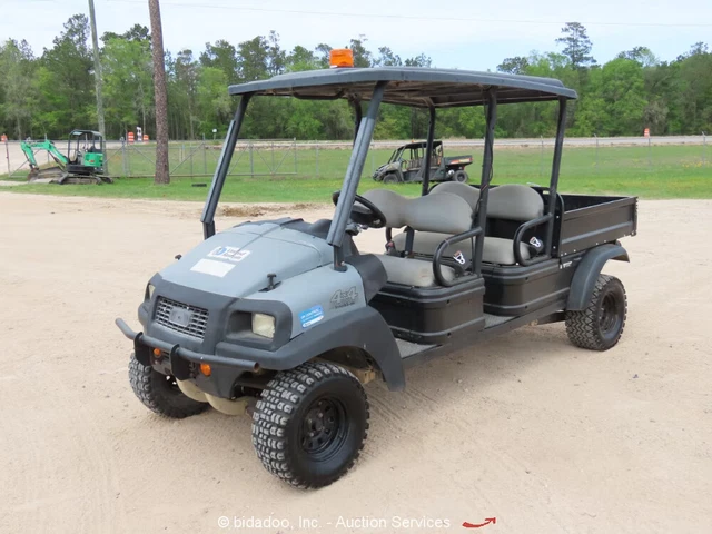 2017 Club Car Carryall 1700 4WD Side By Side Cart ATV Dump Bed Gas -Parts/Repair