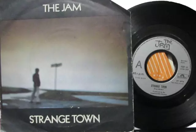 THE JAM   Strange Town   45T  UK    Punk New wave 7"