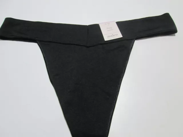AUDEN BLUE & Black Soft Seamless Stretch Thong Panties Womens XL NWOT  £11.40 - PicClick UK