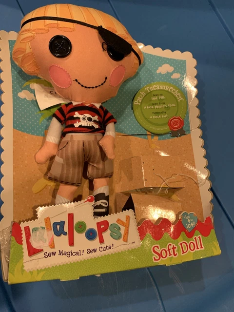Lalaloopsy Patch Treasurechest 10” Soft Doll Boy Pirate Without Parrot