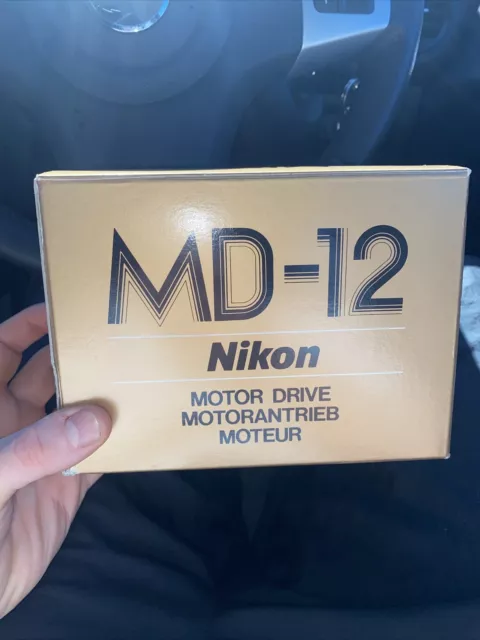 Nikon MD12 motor drive BOX ONLY