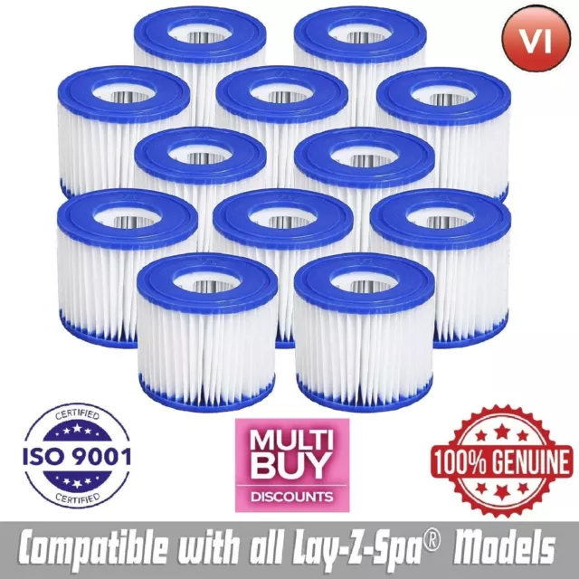 New Bestway Lazy Lay-Z-Spa Filters VI Cartridge, Hot Tub Spa Swimming pool