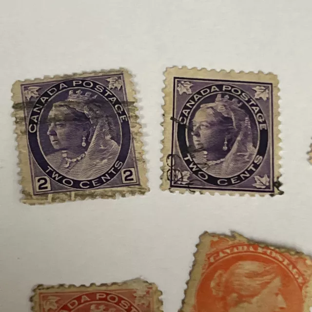 ASSORTED WORLD STAMPS (SMALL LOT)  Canada Queen Victoria Stamp Lot ST-276 3