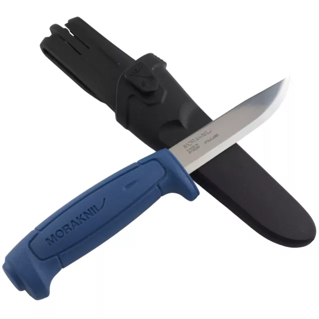 Mora Basic 546 Blue Fixed Blade Knife Skinner Hunting Camping Morakniv Sweden