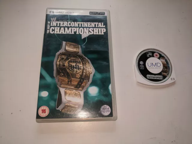 Psp UMD The Best Of Intercontinental Championnat PLAYSTATION Portable Film