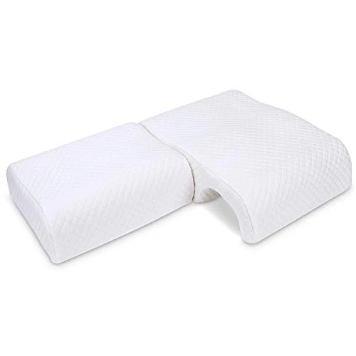 Memory Foam Pillow for Couples, Adjustable Cube Cuddle Pillow Anti Pressure Arm