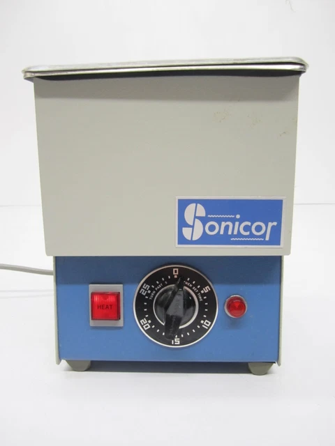 Sonicor Instrument Model SC-50TH Ultrasonic Cleaner W/ Heater Medical Dental Lab