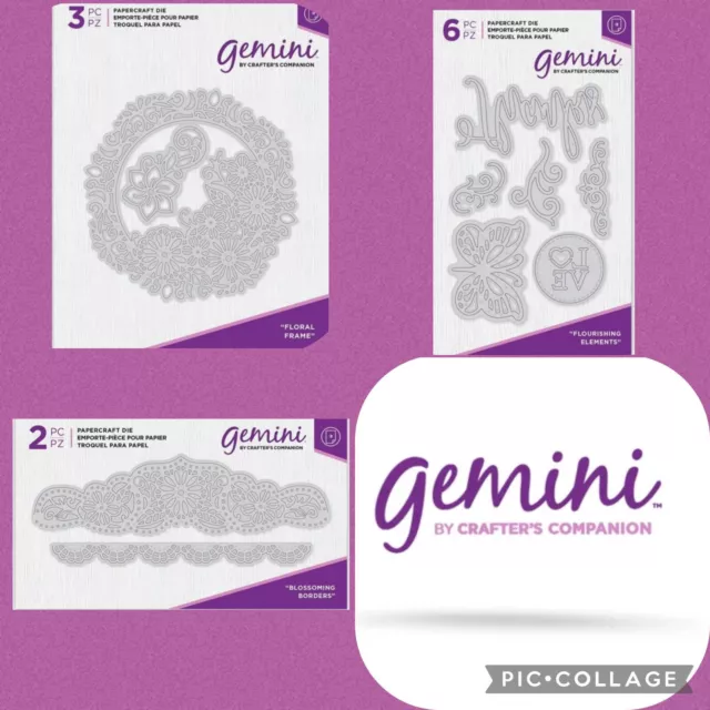 Gemini By Crafters Companion 11 Piece Paper craft Die