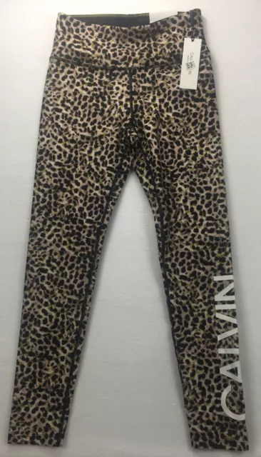 NWT CALVIN KLEIN Performance Wick High Waist 7/8 Tight Legging Leopard  Print XS $58.00 - PicClick AU