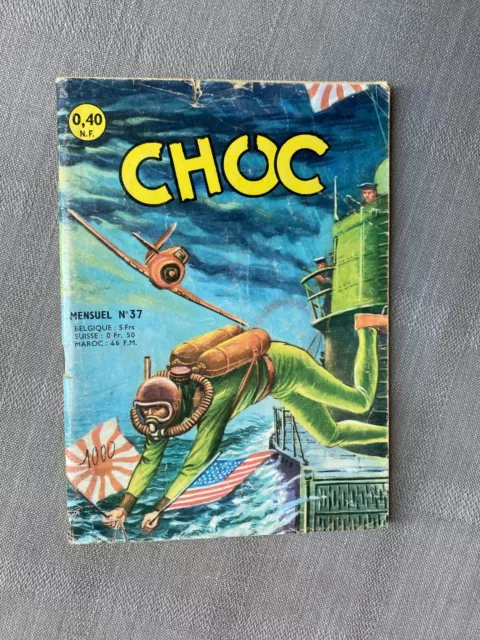 CHOC 1ere SÉRIE ÉDITION ARTIMA N°37 1962 EN BON ÉTAT