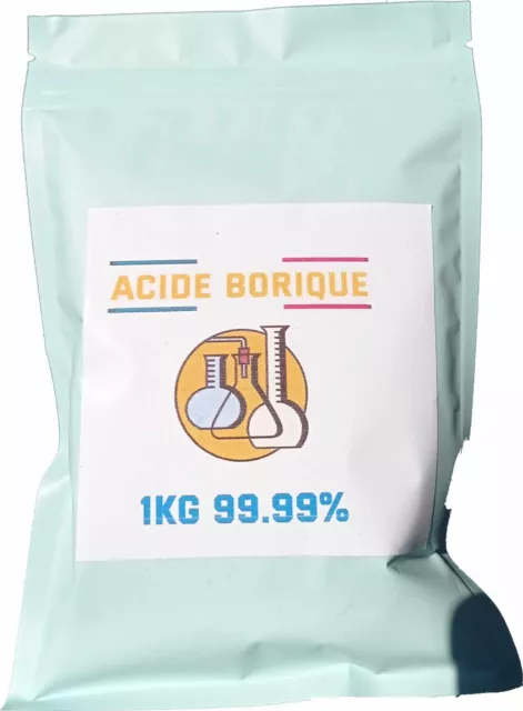 ACIDE BORIQUE 200 Grammes Poudre Insecticide Cafards Fourmis Insectes Pharmacie