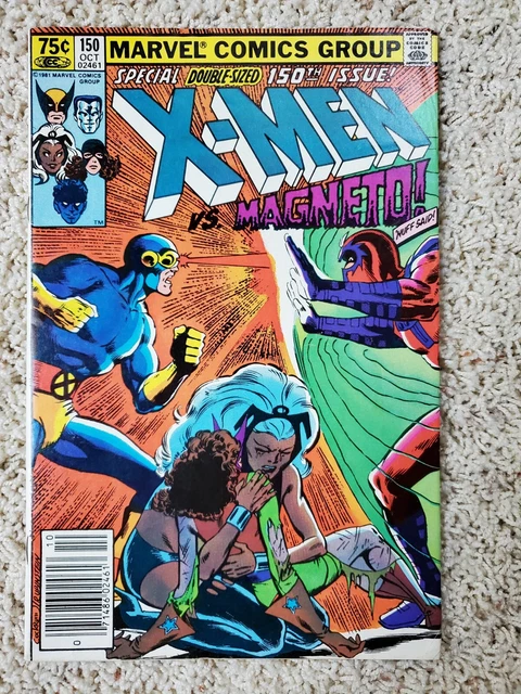 THE UNCANNY X-MEN #150 (Marvel Comics 1981) Double Sized vs. MAGNETO Newsstand