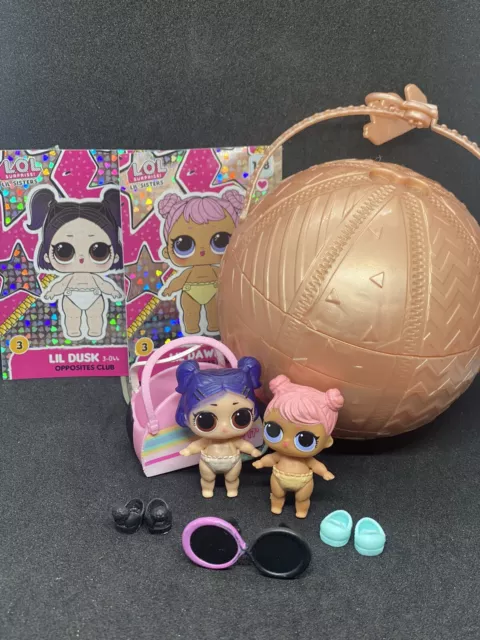 LOL SURPRISE ULTRA Rare Lil Sisters Lil Dusk And Lil Dawn. Opposites Club 12.00 PicClick UK