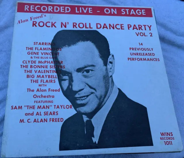 Gene Vincent, Flamingos etc, Alan Freed's Rock 'N' Roll Party Vol. 2 vinyl LP