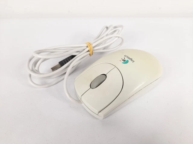 Logitech First Product LOGITECH FIRST PILOT Wheel Mouse M-BE58 2-Button and Scroll Wheel ...