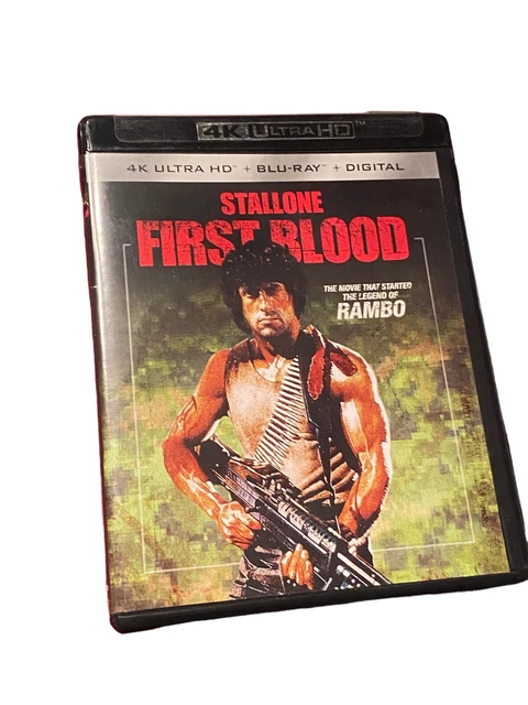 FIRST BLOOD (RAMBO) (4K Ultra HD/Blu-ray/Digital, 1982) Sylvester ...