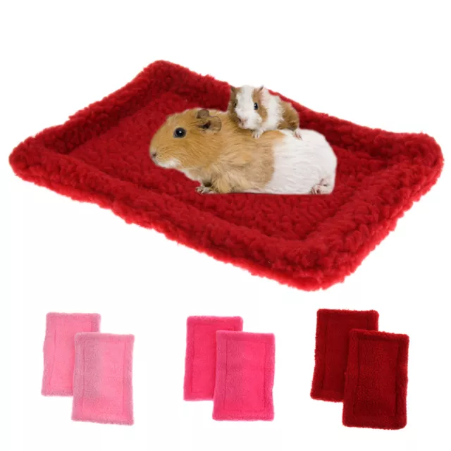 2x Soft and Warm Guinea Pig / Dwarf Hamster / Gerbil Cage Accessories Mat