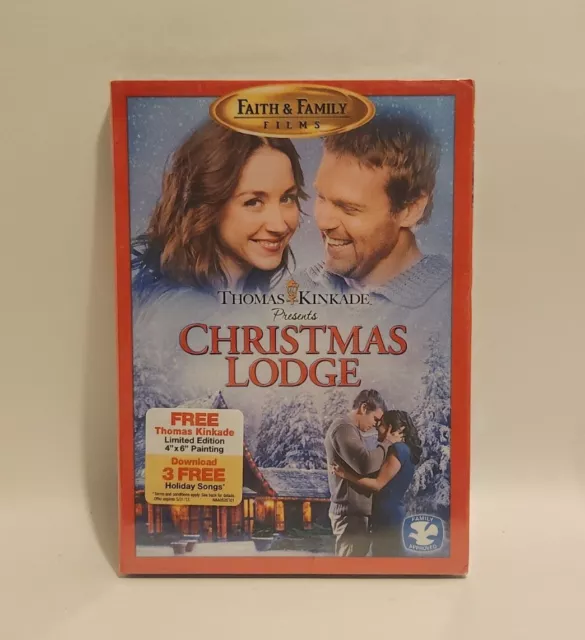 Thomas Kinkade Presents - Christmas Lodge (DVD, 2011) Brand New Sealed  Slipcover