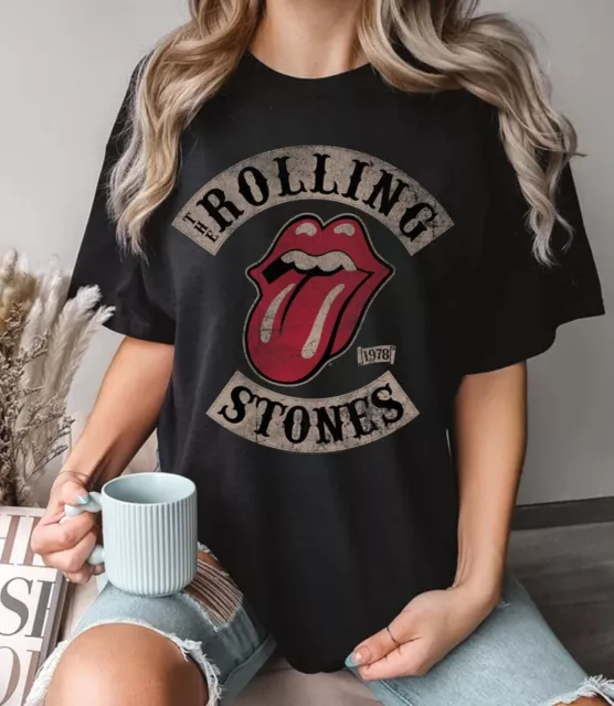 The Rolling Stones Live Tour 1978 Rock T-shirt  Rolling Stones Shirt