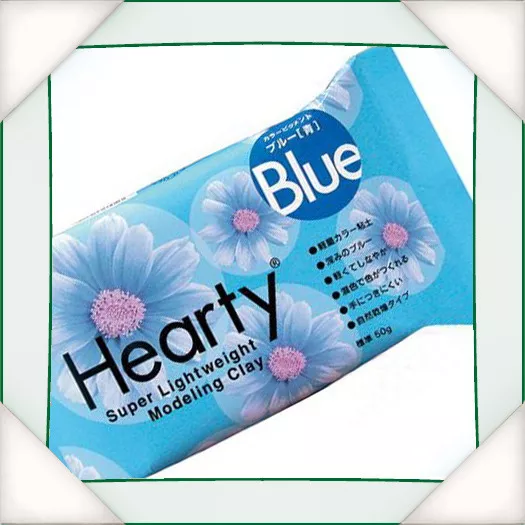 Hearty CRAFTERS AIR DRYING MODELLING CLAY Blue 50g 0390032HRTB extra pliability