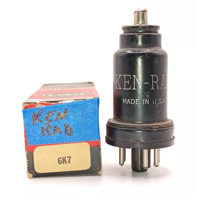 6K7 Vacuum Tube Ken Rad Pentode Tube 6K7 6K7GT VT86A CV1941.