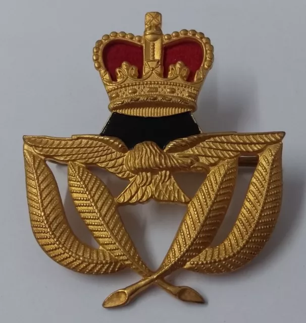VINTAGE RAF BADGE Genuine British Royal Air Force Warrant Officer WO ...