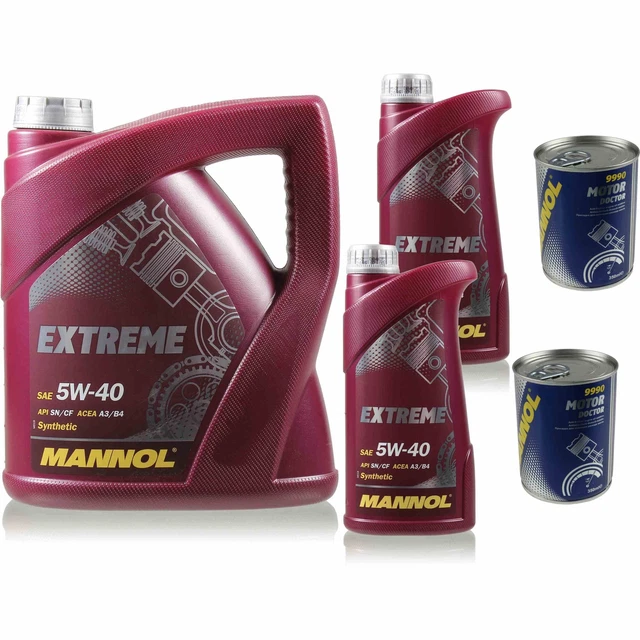 6L Olio Motore mannol extreme 5W-40 2x MANNOL Motore Dottore
