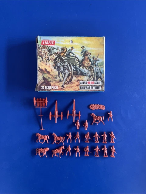 AIRFIX S14 - American Civil War Artillery FAR-WEST STORY - RARE BLUE