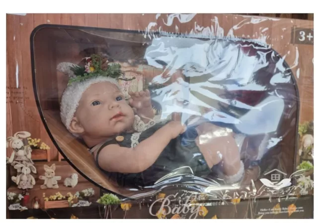 Babypuppe so schöne wirklich echte Puppe lebensechte weiche Silikonpuppe Kinder Geburtstagsgeschenk