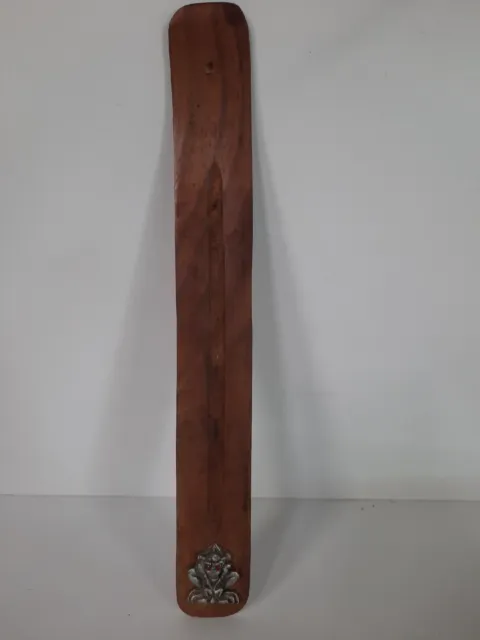 Wooden Incense Stick Holder ,gargoyle, Red Eyes