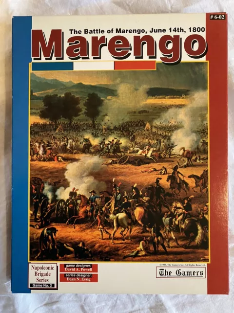 Marengo The Battle of Marengo Napoleonic strategy war board game 2 unpunched