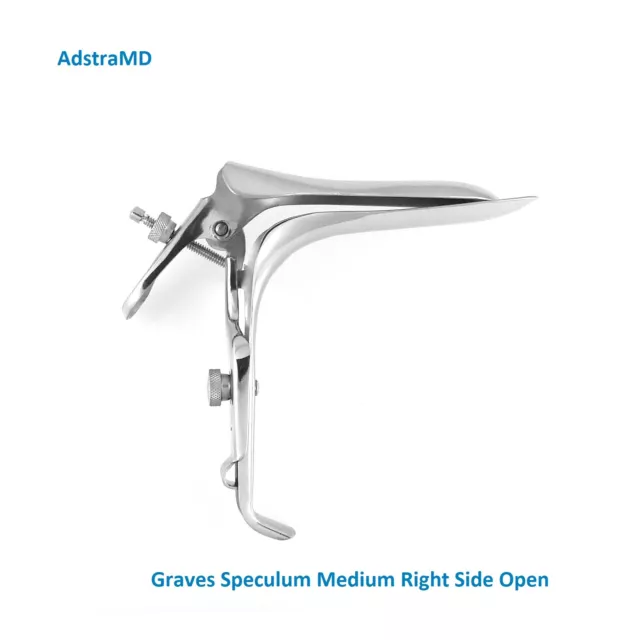 Open Side Right Graves Vaginal Speculum Medium Surgical Instruments