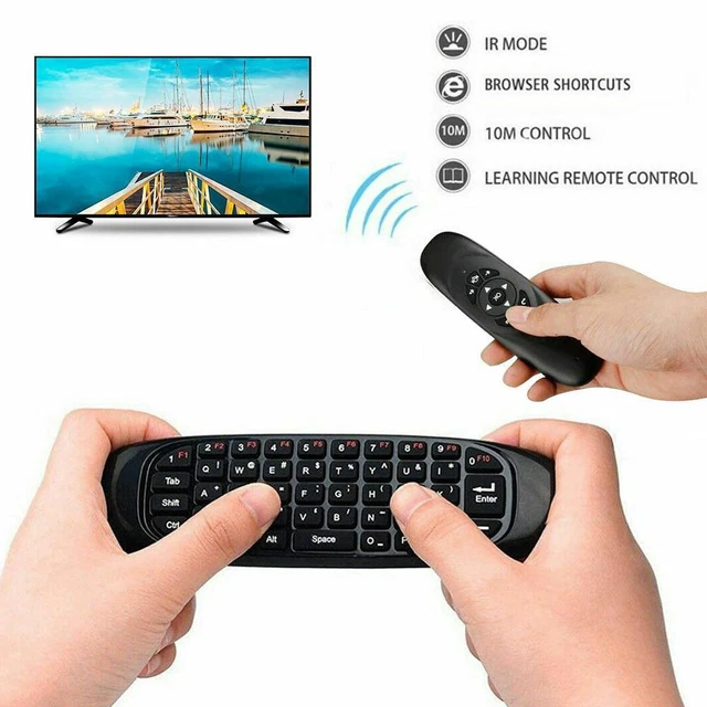 MINI 2.4G REMOTE Control Wireless Keyboard Air Mouse TV BOX Smart For ...