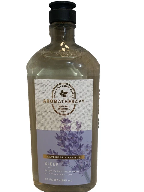 Bath & Body Works SLEEP Lavender Essential Oil & Vanilla Aromatherapy Body Wash