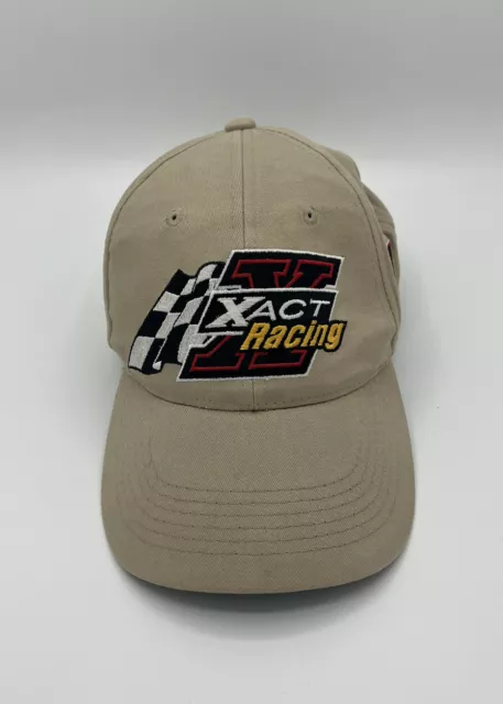 NASCAR Casey Atwood Jr #27 Xact Racing Chase Authentics Beige Strapback Hat