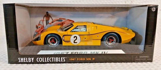 Miniature Ford GT40 MK IV #1 Rouge – Shelby Collectibles 1/18 – Neuve