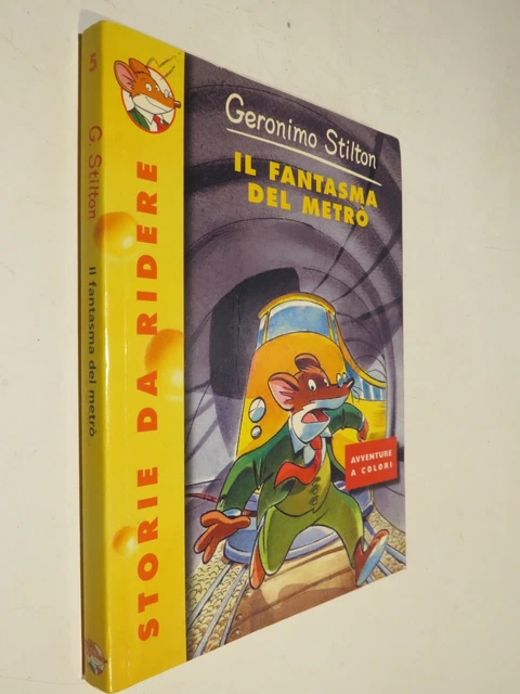 IL FANTASMA DEL METRO Geronimo Stilton Piemme 2000 romanzo libro di ...