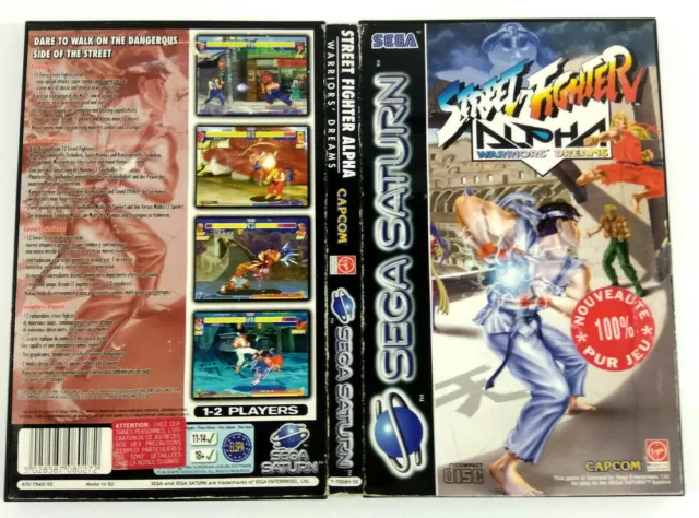 Sega Saturn VF  Boite vide Street Fighter Alpha Warriors PAS DE JEU  Envoi suivi 2