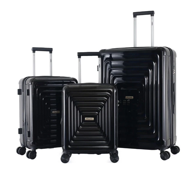 MIGRELL HARTSCHALEN PC Koffer 18/20/28 leichter Reisetrolley Koffer UK