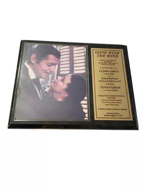 Gone with the wind limited edition vintage Plaque